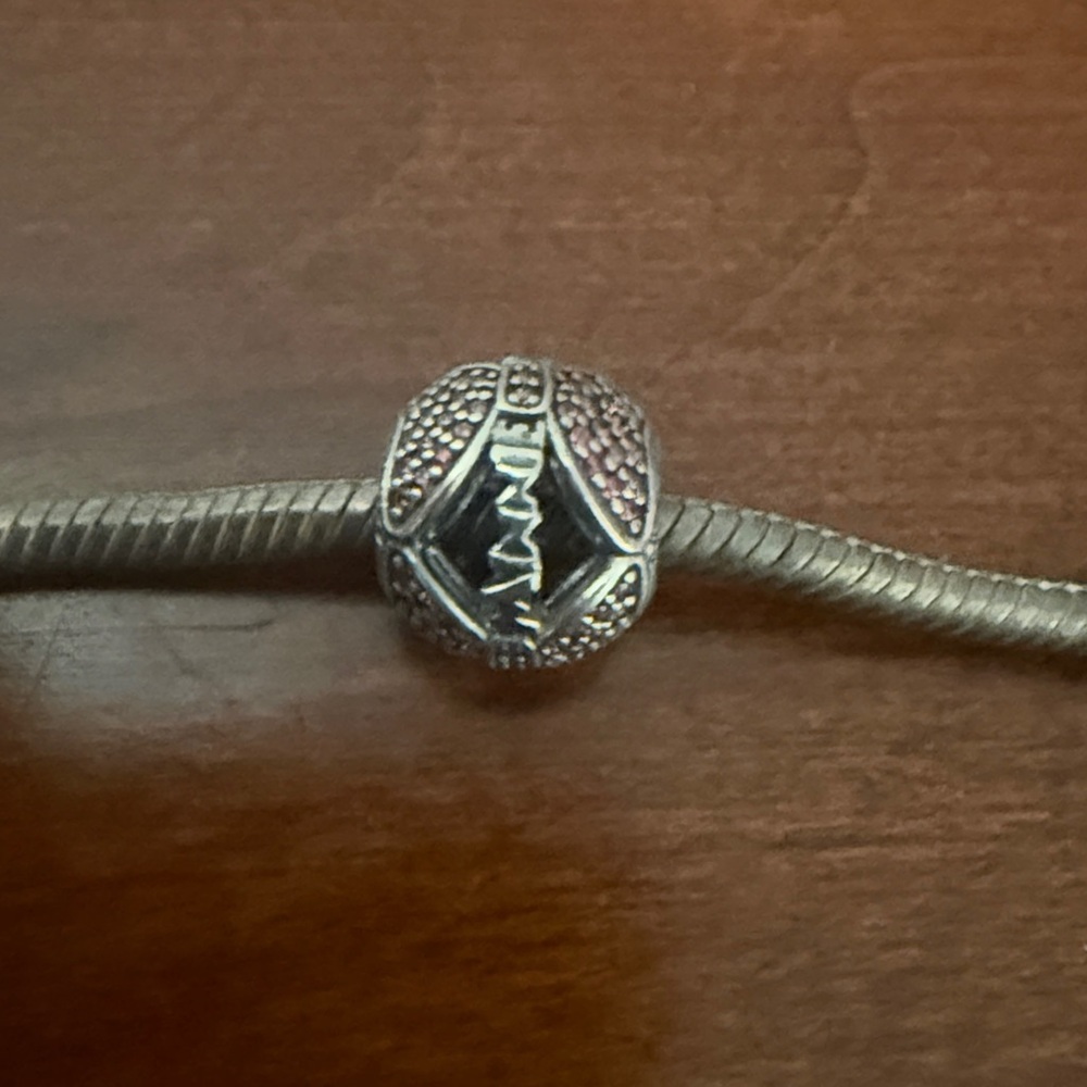 Pandora Disney Parks Minnie Bow CZ Sterling Charm